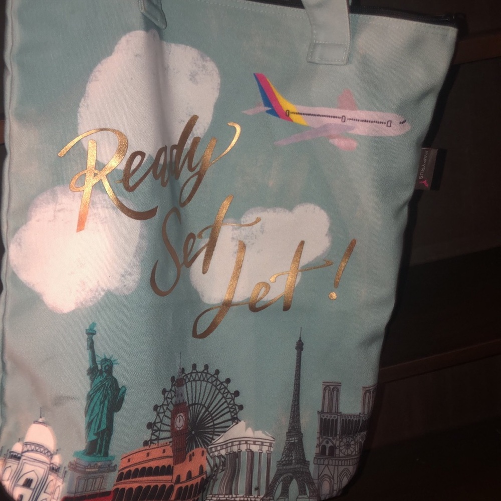 Ready, Set, Jet Travel Bag by Papyrus